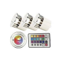 3 Ampoules LED multicolore RVB GU5.3 + télécommande