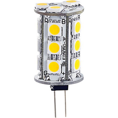 Ampoule 18 LED SMD G4 blanc chaud