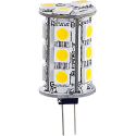 Ampoule 18 LED SMD G4 blanc chaud