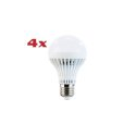 4x ampoule LED 7 W E27 Blanc chaud Luminea