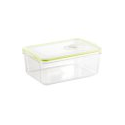 Boîtes en plastique rectangulaire de conservation des aliments - 1,3 L
