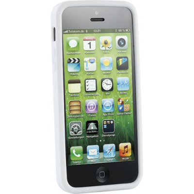 Coque de protection en silicone pour iPhone 5 - blanche