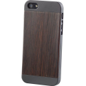Coque de protection en bois brun véritable pour iPhone 5