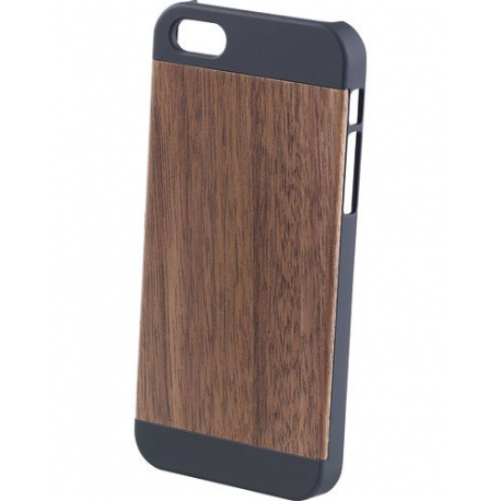 Coque de protection en bois clair véritable pour iPhone 5