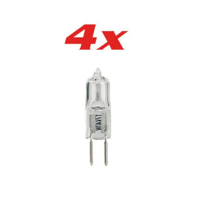 4 Ampoules Gy6.35 halogène Xénon 16 W