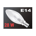 Ampoule bougie halogène E14 ''Green Saver'' 28 W
