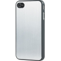 Coque de protection style aluminium brossé pour iPhone 4/4S