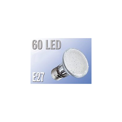 Lampe réflecteur Par38 60 LED E27 blanc chaud