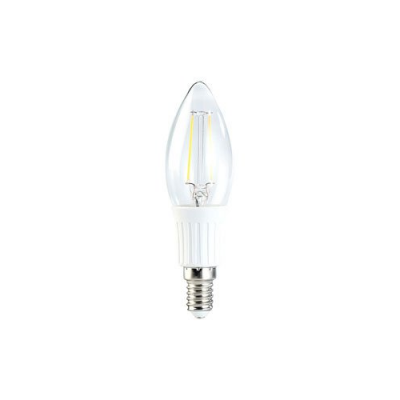 Ampoule LED Blanc Chaud, style bougie à filament