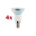 4x ampoule LED spot variable, culot E14, blanc chaud