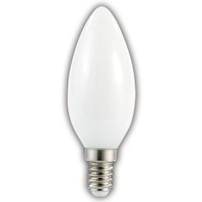 Ampoule bougie à LED - E14 - 3W - blanc