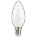 Ampoule bougie à LED - E14 - 3W - blanc