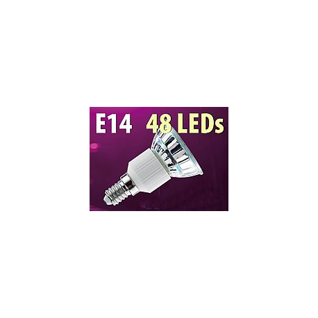 Ampoule 48 LED E14 orange