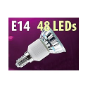 Ampoule 48 LED E14 orange