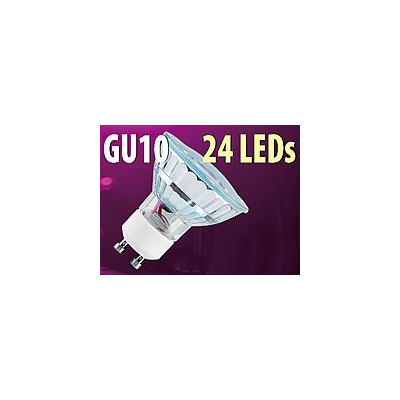 Ampoule 24 LED GU10 orange