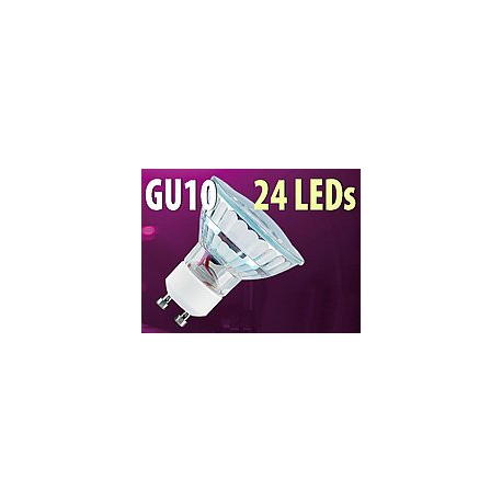 Ampoule 24 LED GU10 orange