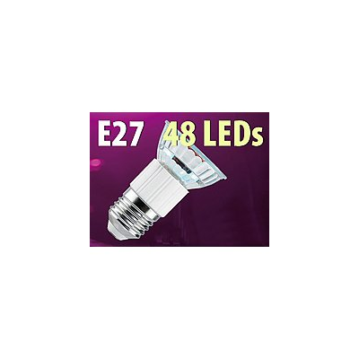 Ampoule 48 LED E27 blanc chaud