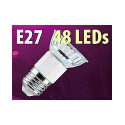 Ampoule 48 LED E27 blanc chaud