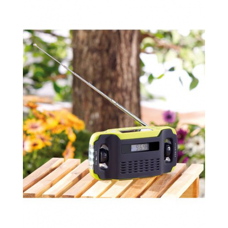 Radio portable avec alimentation solaire ou dynamo