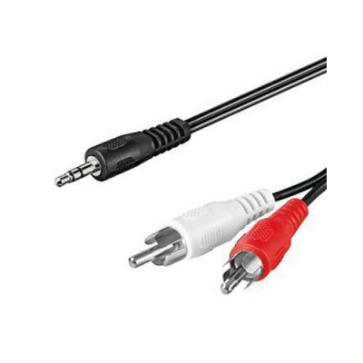 Câble audio Jack 3,5 mm vers 2 Cinch - longueur 3m