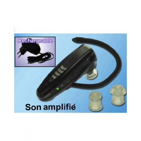 Amplificateur auditif avec variateur du nombre de décibels