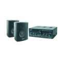 2 enceintes 2 x 60W + amplificateur - Noir