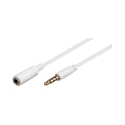 Câble audio Jack 3,5 mm mâle - femelle - 1 m