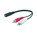 Adaptateur Jack 3,5 mm femelle vers Cinch mâle - 1,5 m