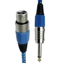 Adaptateur Jack 6,35 mm mâle vers XLR blindé - 6 m