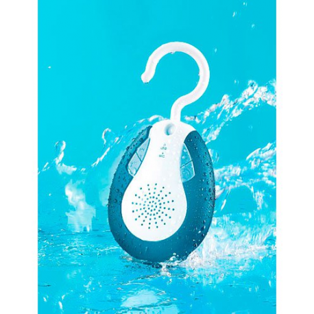 Haut parleur Bluetooth pour salle de bain - Fonctions Kit main-libre + Radio FM