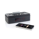 Mini enceinte Bluetooth fonction mains-libres, radio, lecteur MP3 et réveil