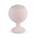 Enceinte-Boule autonome à ventouse en silicone pour Smartphone - Blanche