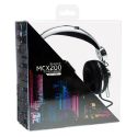 Casque stéréo avec microphone intégré (kit mains-libres) - Noir