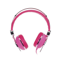 Casque stéréo avec microphone intégré (kit mains-libres) - Rose