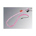 Gaine protectrice pour câble d'écouteurs - Rose fluo