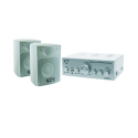 2 enceintes 2 x 60W + amplificateur - Argent