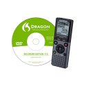 Dictaphone numérique - mémoire 2Go + Logiciel Dragon Naturally Speaking inclus - Marque Olympus