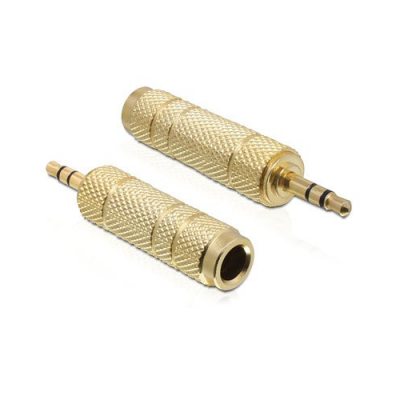 Adaptateur audio Jack 6,5 mm femelle vers Jack 3,5 mm mâle - DeLock 65360