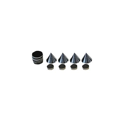 4 cônes d'isolation pour absorber les vibrations - Diamètre 25 mm