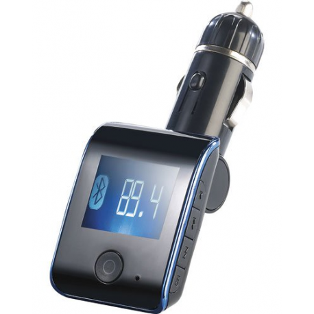 Kit mains libres Bluetooth pour voiture + Télécommande - Connectique : Jack 2,5 mm, USB, carte SD