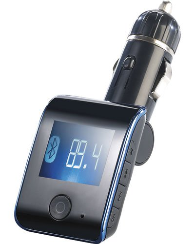 Kit mains libres Bluetooth pour voiture + Télécommande - Connectique : Jack  2,5 mm, USB, carte SD
