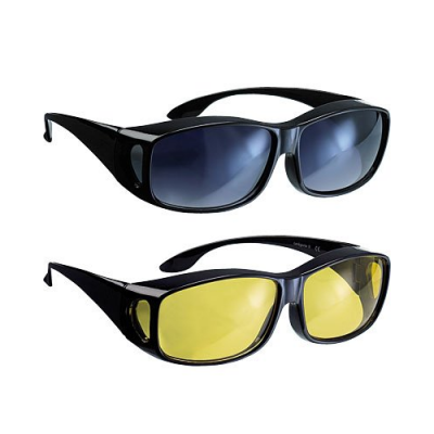 2 paires de lunettes pour conduire sans danger jour et nuit