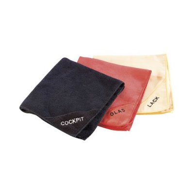 3 Chiffons microfibre pour auto-moto