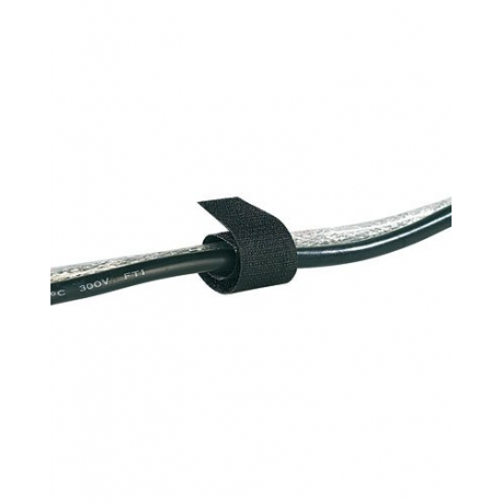 Gaine flexible pour câbles à scratch - Noire - 90 cm