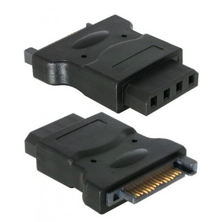 Adaptateur alimentation SATA vers IDE 4 broches - DeLock n°82326