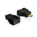 Adaptateur Mini HDMI Femelle vers micro HDMI Mâle