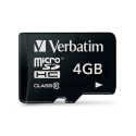 Carte Micro SDHC / Transflash Class 10 - 4 Go - Verbatim