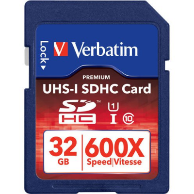 Carte SDHC UHS1 - 32 Go - Verbatim