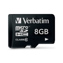 Carte micro SD HC/Transflash Class 10 - 8 Go - Verbatim