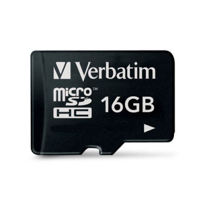 Carte mémoire Micro SD HC - 16 Go - Verbatim